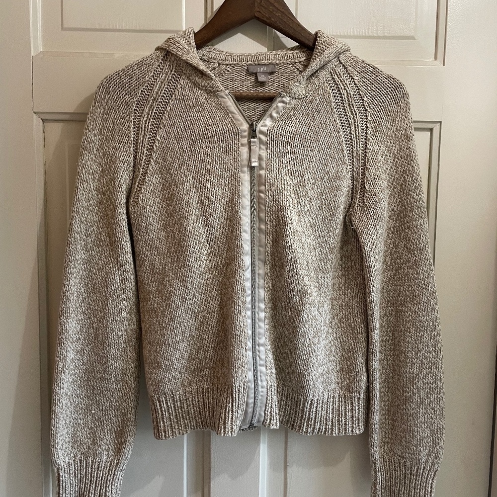 J.Jill XS zip cardigan